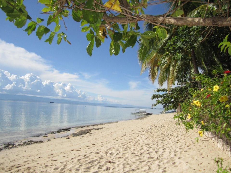 White Beach Oceanfront House Villa Moalboal Exterior foto