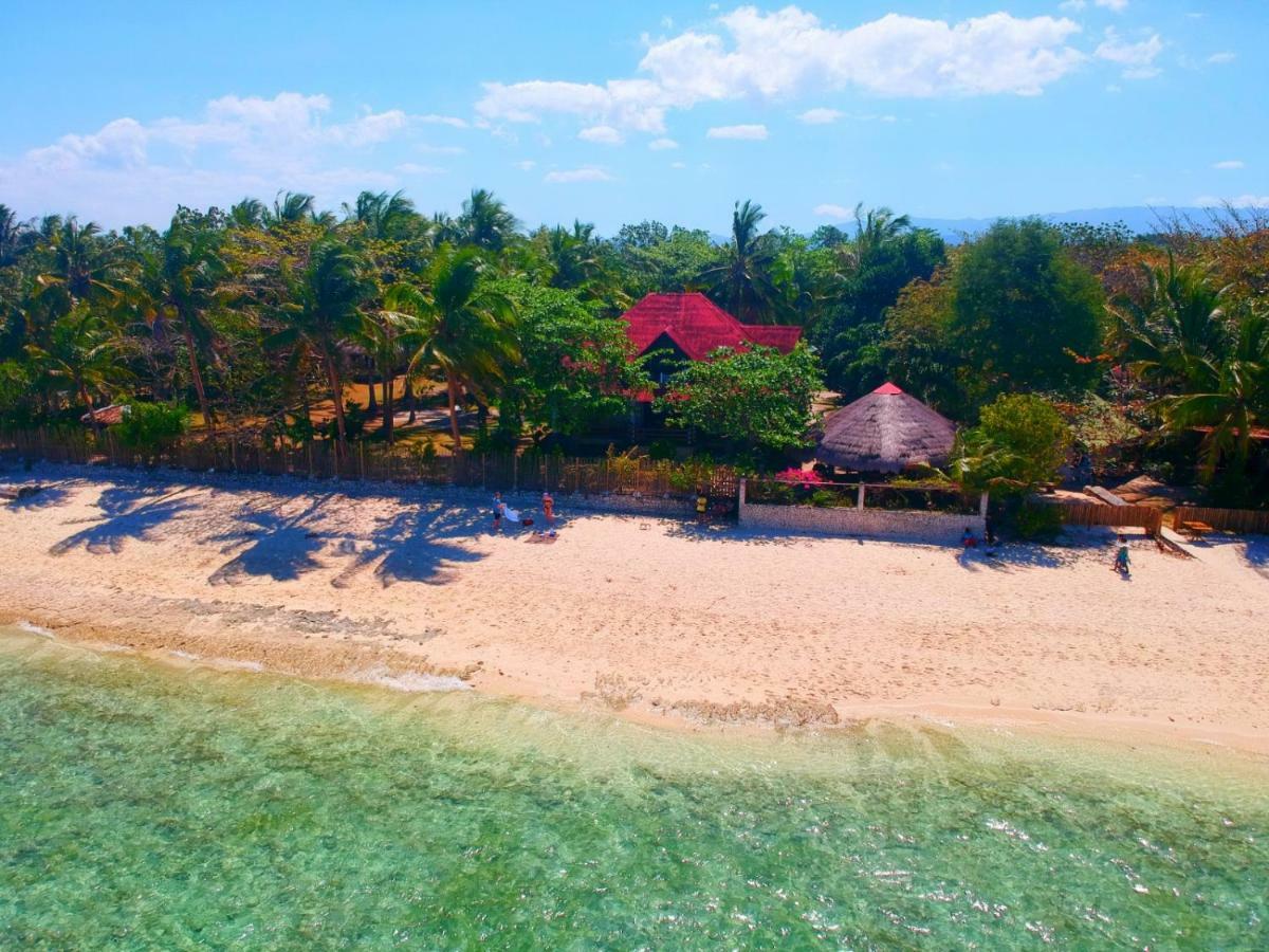 White Beach Oceanfront House Villa Moalboal Exterior foto